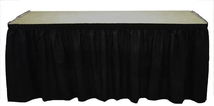 Table Skirt for 6FT Table - Black