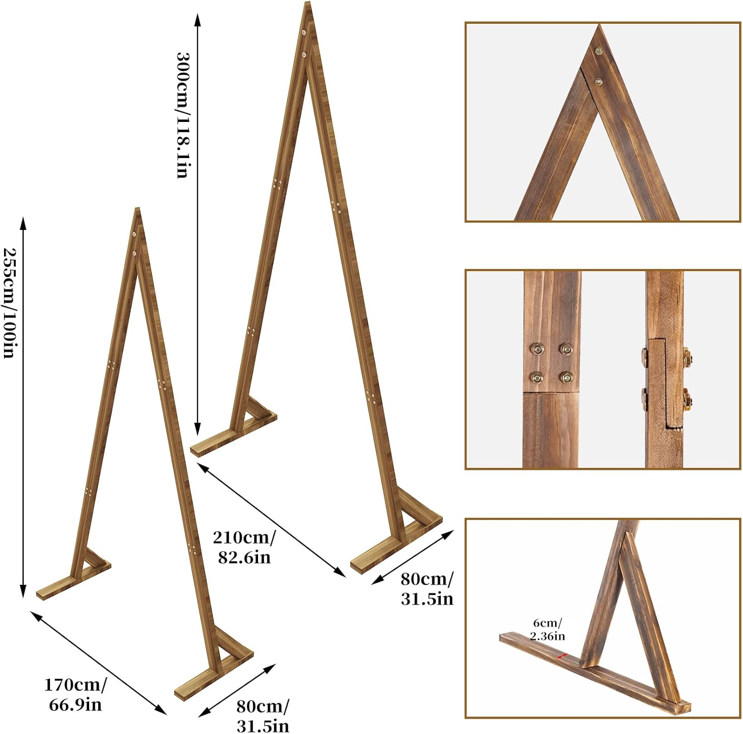 Wooden Arch Stand